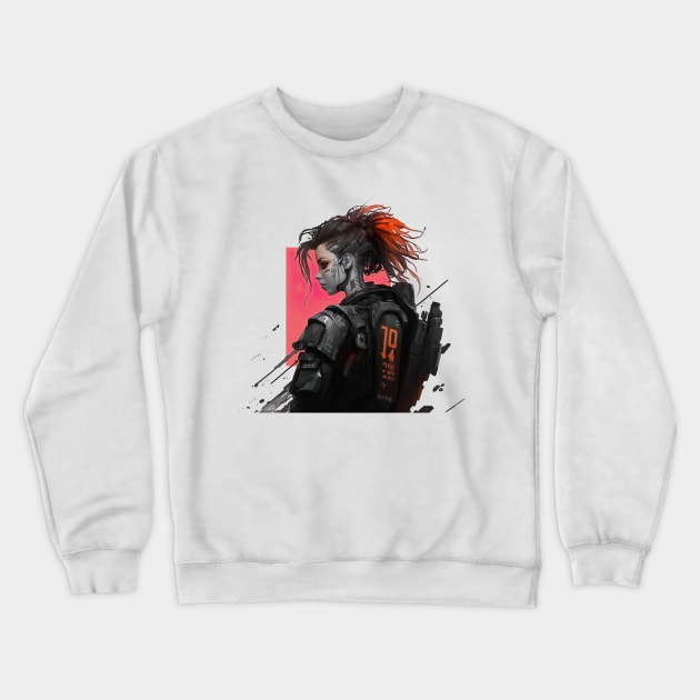 Queen of the Streets v3 Crewneck Sweatshirt by AstrAI